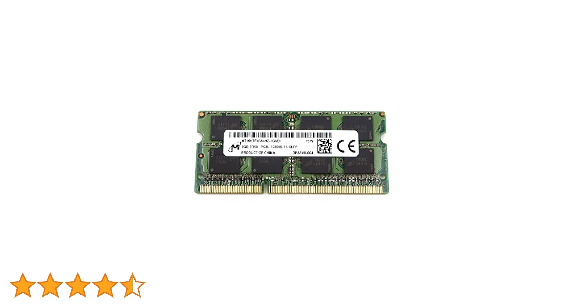 Amazon.co.jp: 8GB Micron DDR3 1600MHz PC3-12800 1.35V ノート
